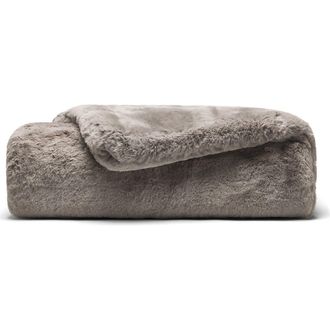 Cozy Earth Extra Weight Large Cuddle Blanket in Dove Grey at Nordstrom