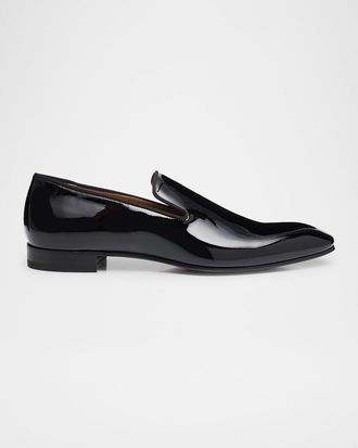 Christian Louboutin Men & apos;s Dandelion Patent Leather Loafers