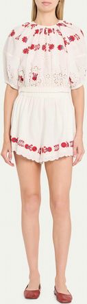 Sea New York Catharina Bubble Top In White