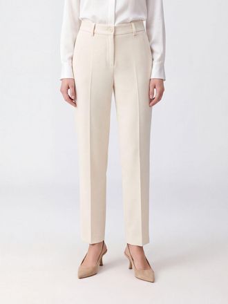 Parosh P. A.R. O.S. H. Slim Fit Skinny Trousers in Cool Wool