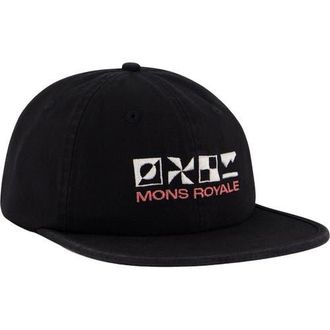 Mons Royale Roam 6 Panel Cap in Vintage Black at Nordstrom