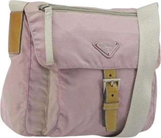 Prada Pre-owned Vintage Schoudertas - Dames - Vintage Schoudertas - Roze - ONE Size - Leer - Vintage