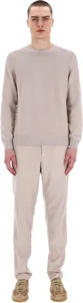 Drumohr Fine Gauge 5 Cotton Crewneck Sweater