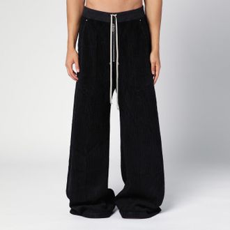 Rick Owens Pantaloni Geth Belas nero in velluto