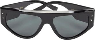 Dolce & Gabbana Pre-owned Accessories, female, Black, Size: ONE SIZE Pre-owned Dg4461 Shield Sunglasses