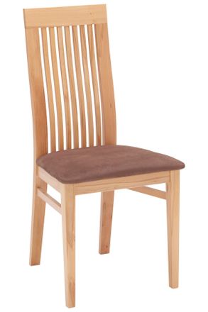 Cantus Stuhl, Braun, Buchefarben, Holz, Textil, Kernbuche, massiv, eckig, 46x100.5x45 cm, Esszimmer, St&uuml;hle, Esszimmerst&uuml;hle