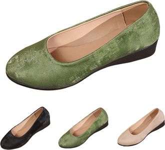 Generic Womens Loafer, Slip-On Elegant Medieval Moccasins, Comfortable, Soft, Lightweight Slippers, Low Shoes, Soft Sporty Dance Shoes, Classic Plain Flat Sho