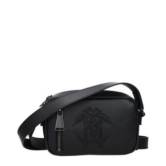 Roberto Cavalli Leather Crossbody Mens Bag