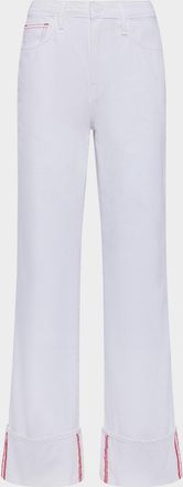 L'agence Miley Ultra-High Rise Cuffed Jeans