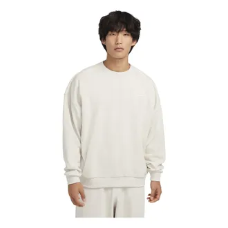 Nike Club Fleece Oversized French Terry Crew Top Asia Sizing Beige HJ1820-104