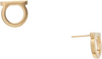 Ferragamo Gancini Brass Earrings