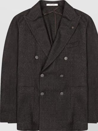 Tagliatore wool silk double-breasted suit