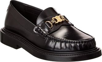 Celine Celine Universite Triomphe Chain Leather Loafer