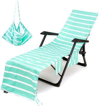 OEM Toalla Para Tumbona De Playa, Suave, Absorbente Y De Secado R&aacute;pido, Tumbonas De Piscina, Tomar El Sol, Terraza, Hotel, Verde Menta, 85 X 30