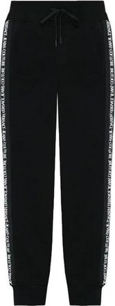 Versace Jeans Couture Trendy Tape Joggingbroek Zwart - Heren - Sweatpants - Zwart - XS - Katoen - Broeken