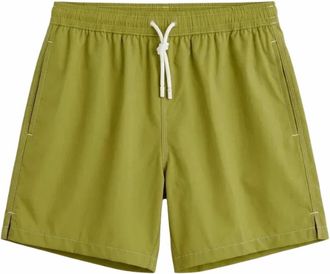 Fedeli Mens Madeira Airstop Swim Shorts Trunks In Medium Green