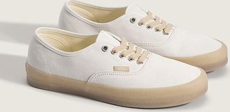 Vans Authentic Crepe Leren Witte Sneakers Voor Mannen