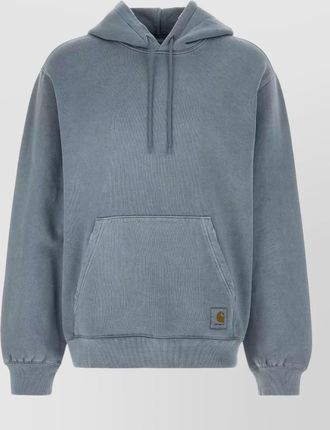 Carhartt Work in Progress cotton logo hooded sweatshirt