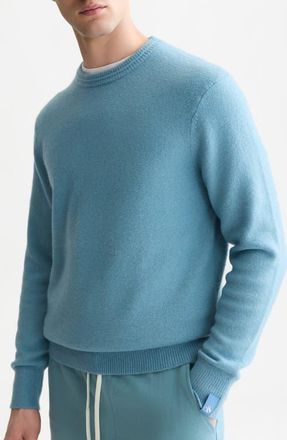 Scotch & Soda Soft Knit Crewneck Sweater in Adriatic Blue at Nordstrom, Size Xx-Large