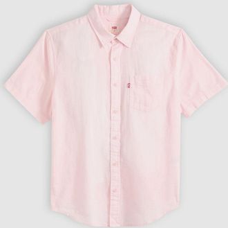 Levi's Short Sleeve Classic Standard Fit Shirt - Mens - XL - Pink / Au Naturel