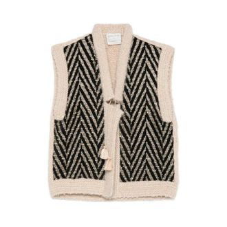 Forte_Forte Leather Waistcoat - female - Forte Forte - Waistcoats - Multicolor - XS - Jackets