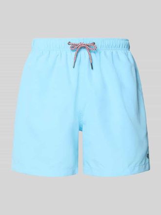 Mc Neal Badehose mit Ges&auml;&szlig;tasche und Logo-Stitching in Sky, Gr&ouml;&szlig;e XXL