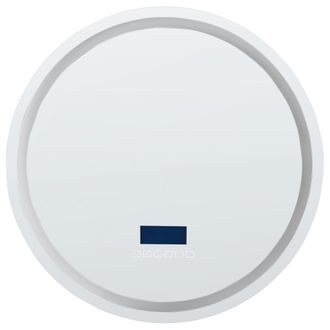 Beliani Beliani - Espejo De Ba&ntilde;o Led Moderno Redondo Con Altavoz Bluetooth 60 X 60 Cm Plateado Brognon