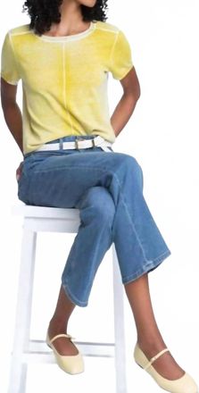 Elliott Lauren Luminosity Sweater Top In Citron