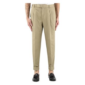 Pantaloni Torino Suit Trousers, male, Beige, Size: XL The Reporter Carrot Fit