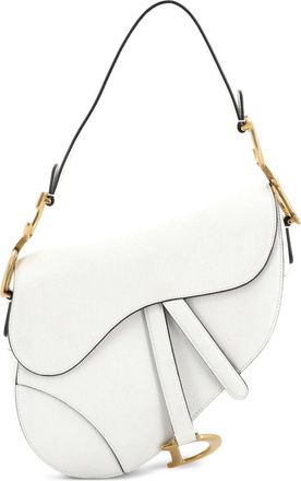 Dior Saddle Handbag with Strap Leather Medium shoulder bag