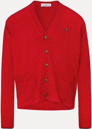 Vivienne Westwood Alex Cardigan Merino Wool / Cashmere Red XL Men