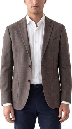Corneliani Cc Collection Hopsack Wool-Blend Blazer