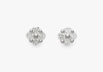 Kate Spade New York Kate Spade Fine Time To Shine Diamond Flower Studs