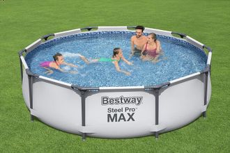 Bestway Piscina Pvc Circular 366x76cm Cartucho 6473lt Steel Pro Fp