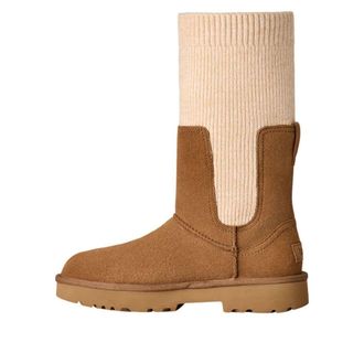 UGG (WMNS) UGG Marais Knit Chelsea Snow Boots Chestnut 1171573-CHE