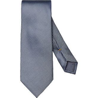Eton Dark Blue Micro Silk Tie at Nordstrom
