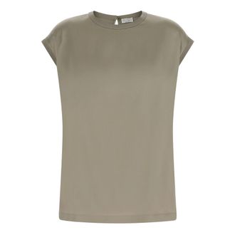 Brunello Cucinelli Mujer, Blusas y Camisas, Verde, Talla: L