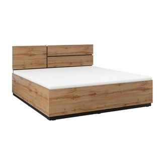 Petits Meubles Cama 160x200 con somier bois paneles laminados madera