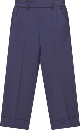 Windsor Straight Broeken - Dames - Straight fit broeken - Blauw - 3XL - Leer - Broeken
