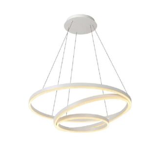 Lucide L&aacute;mpara colgante de aluminio con 1 led integrado, blanco