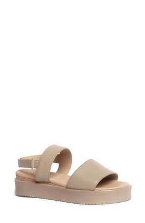 Anthony Veer Maja Slingback Platform Sandal in Taupe at Nordstrom Rack, Size 9.5