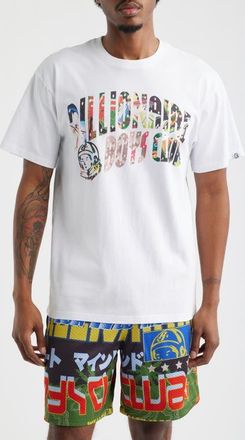 Billionaire Boys Club Curve Collage Cotton Graphic T-Shirt in White at Nordstrom, Size Xx-Large