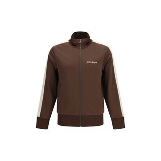 Palm Angels Bruine Polyester Shell Jas