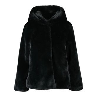 Bomboogie Ecopelliccia Jas - Dames - Jassen - Zwart - Maat: XL Taf