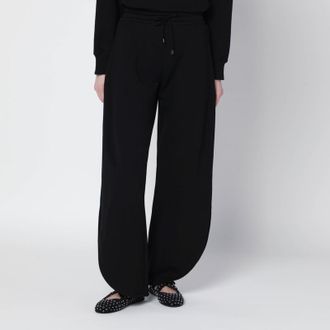 Alaia Black petal jogging trousers