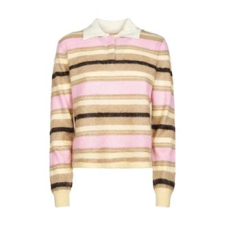 Guest In Residence Grizzly Cropped Rugby - - Knitwear - Donna - Multicolore - S