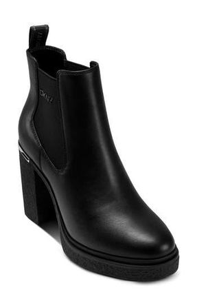 DKNY Tarquin Platform Chelsea Boot in Black at Nordstrom Rack, Size 8.5