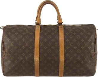 Louis Vuitton Pre-owned Weekend Bags, female, Brown, Size: ONE SIZE Pre-owned Boston Bag