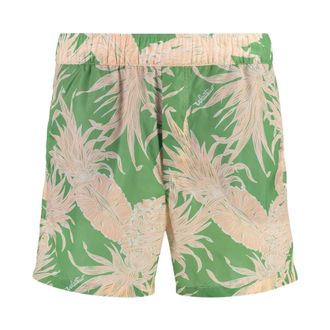 Valentino Badmode, Heren, Veelkleurig, S, Pineapple Print Zwemshorts