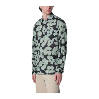 Dries Van Noten Casual Shirts, male, Multicolor, Size: XL Fitted Cotton Shirt